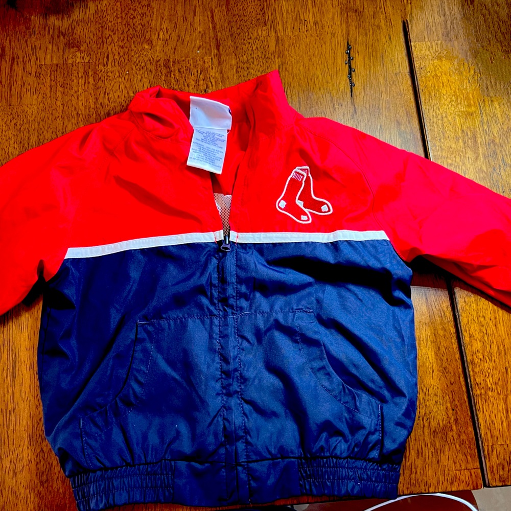 Boys size 18 month Red Socks Windbreaker